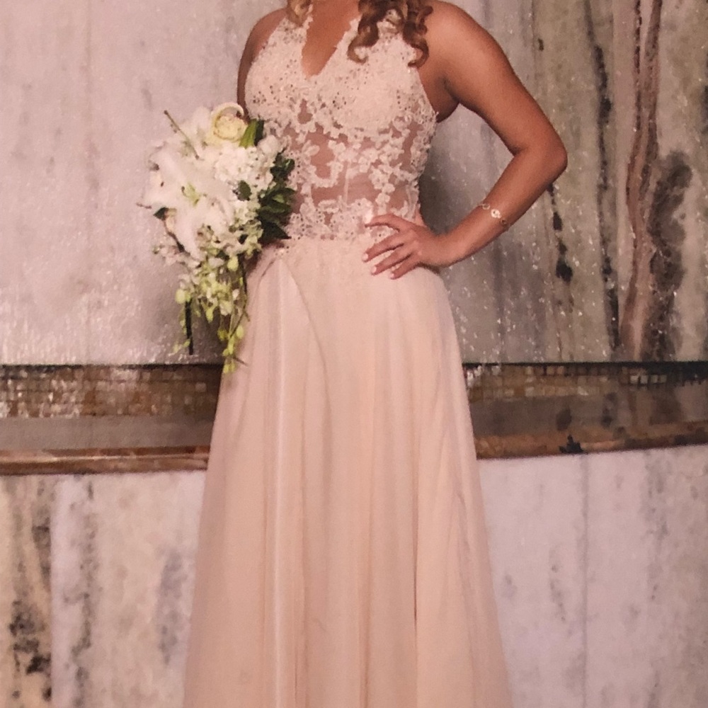 TONY BOWLS Couture Dress - Picture 3 of 7